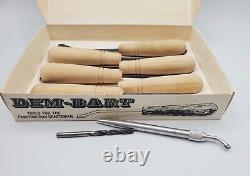 Vintage Dem-Bart Gun Stock Checkering Tools Kit MASTER SET 20 LPI New Old Stock
