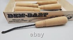 Vintage Dem-Bart Gun Stock Checkering Tools Kit MASTER SET 20 LPI New Old Stock