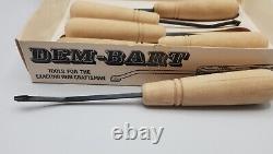 Vintage Dem-Bart Gun Stock Checkering Tools Kit MASTER SET 20 LPI New Old Stock