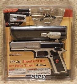 Vintage MARKSMAN 2000K REPEATER. 177 Cal BB Hand Gun Pistol Kit Pellets Darts