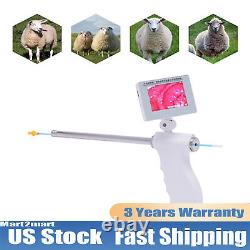 Visual Artificial Insemination Sheep Insemination Gun Kit 15MP Camera HDScreen