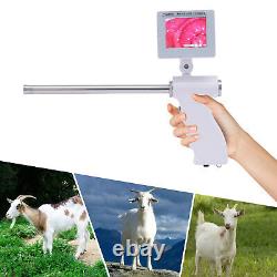 Visual Artificial SheepInsemination Gun Kit 5MP Camera 3.5 Screen 360° Rotation