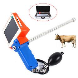 Visual Insemination Gun Kit Cows Cattle Artificial Insemination Gun+HD Screen