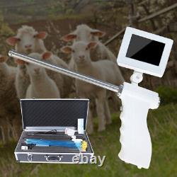 Visual Insemination Gun Kit Sheep Artificial Insemination Gun with HD Screen New
