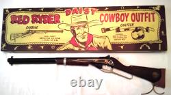 Vtg 1950s Daisy Red Ryder Cowboy Shooting Outfit No 1094 BB Gun Model 94 Box Set