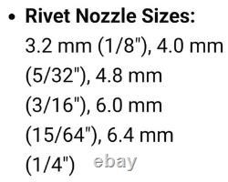WelderElite Model RG613 -405 Pc Dual Function 14 Manual Rivet Gun Kit NEW
