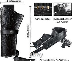 Western Cowboy Authentic Gun Holster And Belt Costume Kit Mexican Wild West