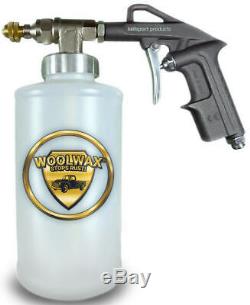 Woolwax Undercoating kit #1 ONE Gallon Kit with PRO GUN with2 wands. Clear or Black