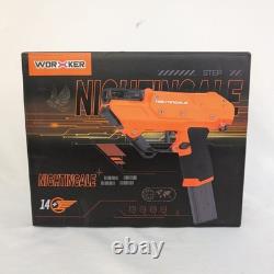 Worker Nightingale Blaster Pro W0655 Teal Foam Dart Gun with Battery Charger