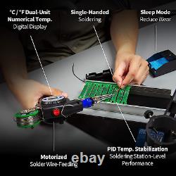 YIHUA 929D-II Soldering Gun Kit Motorized Industrial Automatic Solder Feeding wi