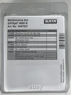 1047837 Kit d’entretien SATA JET 4000B, kit de réfection du pistolet de pulvérisation HVLP et RP