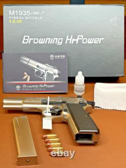 12 Browning Hi Power M1935 MK. 1 Modèle de Pistolet Jouet Rare Modèle Phare Seiko 9mm