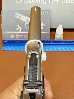 12 Browning Hi Power M1935 MK. 1 Modèle de Pistolet Jouet Rare Modèle Phare Seiko 9mm