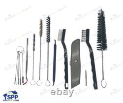 15D546 - Kit de nettoyage de fusil à fusion. Le kit comprend 11 outils et brosses pour nettoyer.