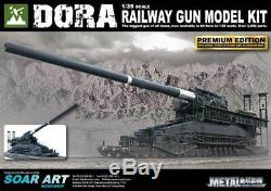 1/35 Seconde Guerre Mondiale Allemande Dora 80cm De Super Gun Railway Lourd Modèle Kit (schwerer Gustav)