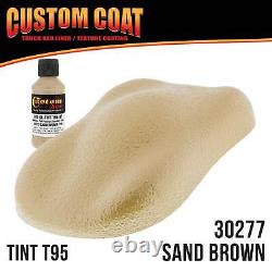 30277 Doublure de caisse de camion en uréthane T95 couleur sable brun, kit de pistolet pulvérisateur de 2 gallons