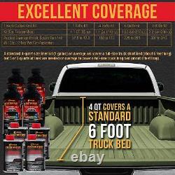 34094 Olive Drab T70 Revêtement de lit de camion en uréthane pulvérisé, kit de pistolet pulvérisateur de 1,5 gallon