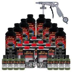 34128 Woodland Green Urethane Spray-On Truck Bed Liner, Kit de pistolet pulvérisateur de 2 gallons