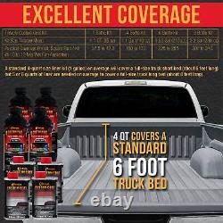 36300 Gris Avion T92 Urethane Spray-On Revêtement de Benne de Camion, Kit de Pistolet de Pulvérisation de 2 Quarts