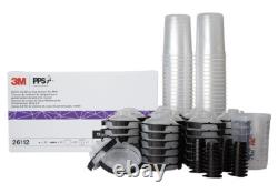 3M 26112 Kit de gobelets, couvercles et doublures pour pistolet de pulvérisation PPS Série 2.0, Midi, 13,5 oz