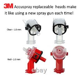 3m 16587 Accuspray Hgp Spray Gun Kit Auto Body Tools Primer Gel Coat Adhésif