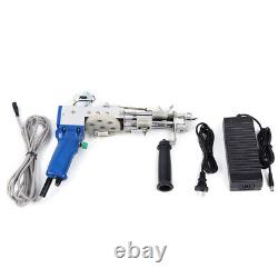 50W 9-21mm Pistolet à tufter électrique pour tapis à poil coupé Machine de tissage de floquage Kit NEUF