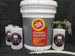 5 Gallon Pail Fluid Film Nas & Pro Spray Gun Kit Avec 100 Prises De Rouille Fabriqué Aux États-unis