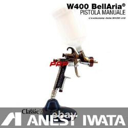 Anest Iwata W400 Bellaria Classic Plus Pro Kit 1.3 MM Pistolet À Vaporisateur Professionnel
