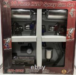 Atd 9-pc Hvlp Spray Gun Kit Atd-6900 Nob N'a Jamais Été Utilisé! Pas De Masque