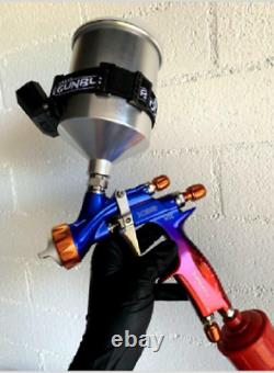 Atom X88 INFINITY Kit de pistolet pulvérisateur d'air pour peinture automobile avec buses de 1,3 et 1,4 - Combo