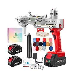 BESGEER 2024 - Kit de pistolet à tufting sans fil avec 2 pièces