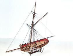 Caldercraft Hms Sherbourne 8 Canon Royal Navy Cutter 1763 Wood Kit 164 Échelle