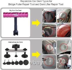 Car Corps Puller Dent Kit De Réparation Outil Peintless Hail Degrasseur Glue Kit De Colle