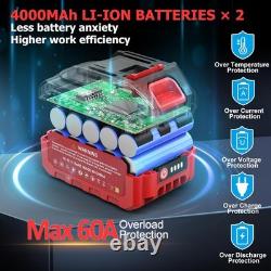 Clé à chocs sans fil 1/2 avec batterie 21V, douilles et chargeur, kit