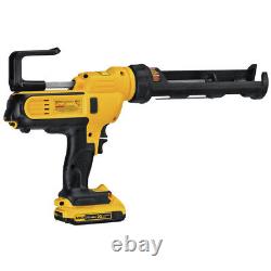 DEWALT 20V MAX 10oz/300ml Kit de pistolet à colle DEWNDCE560D1 Nouveau