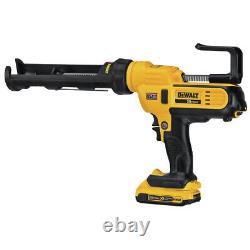 DEWALT 20V MAX 10oz/300ml Kit de pistolet à colle DEWNDCE560D1 Nouveau