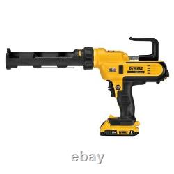 DEWALT 20V MAX 10oz/300ml Kit de pistolet à colle DEWNDCE560D1 Nouveau
