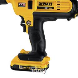 DEWALT 20V MAX 10oz/300ml Kit de pistolet à colle DEWNDCE560D1 Nouveau