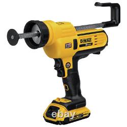 DEWALT 20V MAX 10oz/300ml Kit de pistolet à colle DEWNDCE560D1 Nouveau