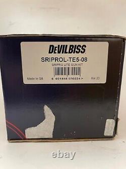 Devilbiss Sriprol-te5-08 Sripro Lite Feed Gun Kit De Pistolet À Vaporisateur De Gravité