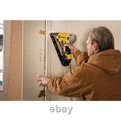 Dewalt DWFP72155 Pistolet à clous de finition angulaire DA de précision pneumatique de 15 gauge