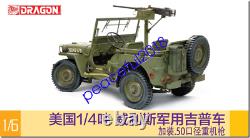 Dragon 75052 1/6 Us 1 / 4 Tonnes Willis Jeep Militaire Avec Mitrailleuse Lourde 2019