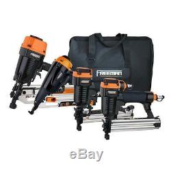 Encadrement Terminer Cloueuse Agrafeuse Kit Air Cloueuse Aluminium 4 Pièces Et Sac