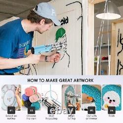 Ensemble de démarrage pistolet à touffeter Fancybant avec coupe-tapis, coupe-pile et boucle 2 en 1