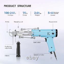 Ensemble de démarrage pistolet à touffeter Fancybant avec coupe-tapis, coupe-pile et boucle 2 en 1