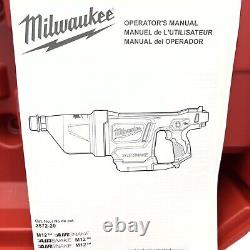 Ensemble de pistolet à air de nettoyage de conduits Milwaukee M12 Airsnake 2572B-21 (OB)