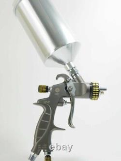 Ensemble de pistolet pulvérisateur à air ATOM X20, pistolet à peinture à alimentation par gravité LVLP avec lumière GUNBUDD GRATUITE.