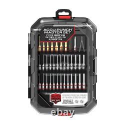 Ensemble de poinçons Accu-Punch Master 37 pièces de Real Avid pour armuriers (AVMAPS)