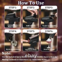 ExploNova Aroma Blaster 2 Kit de Pistolet à Fumée de Cocktail avec 5 Capsules de Saveurs