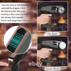 ExploNova Aroma Blaster 2 Kit de Pistolet à Fumée de Cocktail avec 5 Capsules de Saveurs